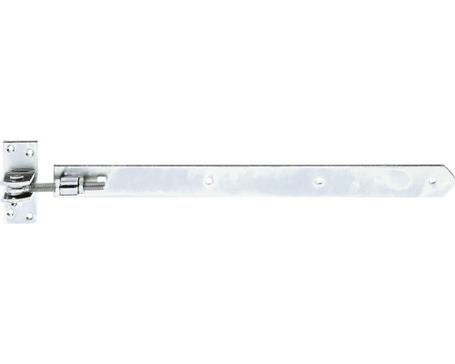 Alberts Adjustable shutter hinge, straight shape, 470 x 40 mm galvanized, thick-film passivated