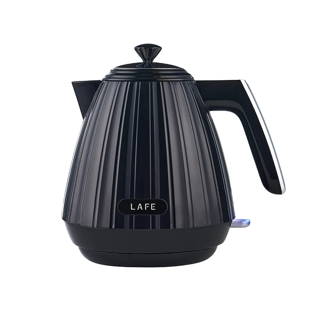 Lafe electric kettle, minimalist design, 2200W, 1.7L, black