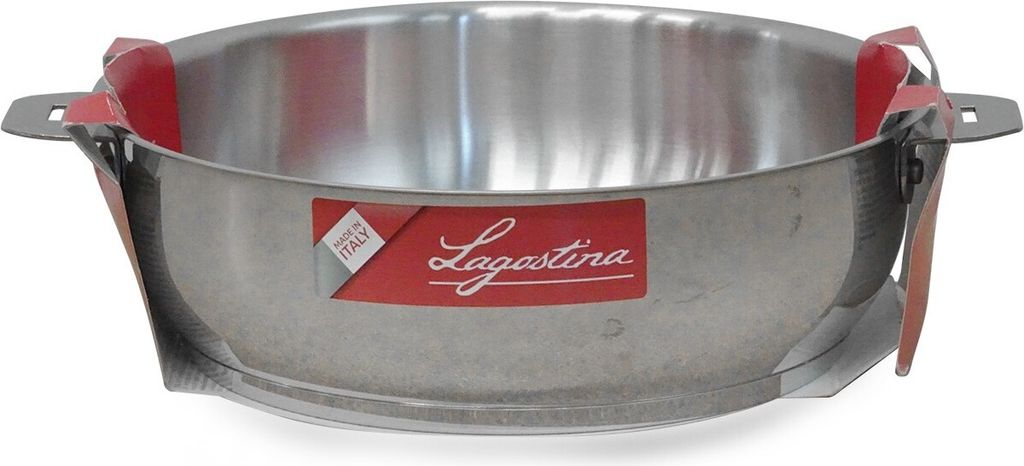 Lagostina sauté pan 24 cm stainless steel swivel pan