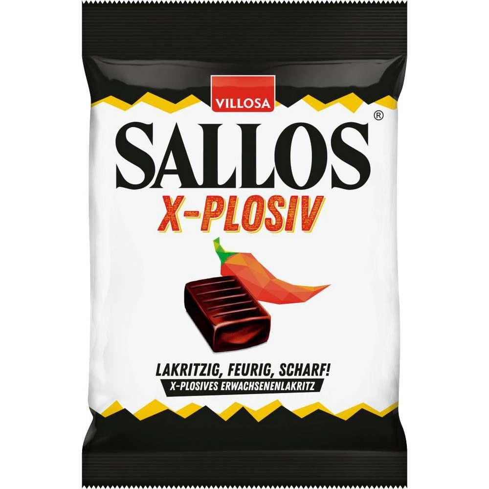 Sallos Liquorice candies with chili filling X-Plosiv