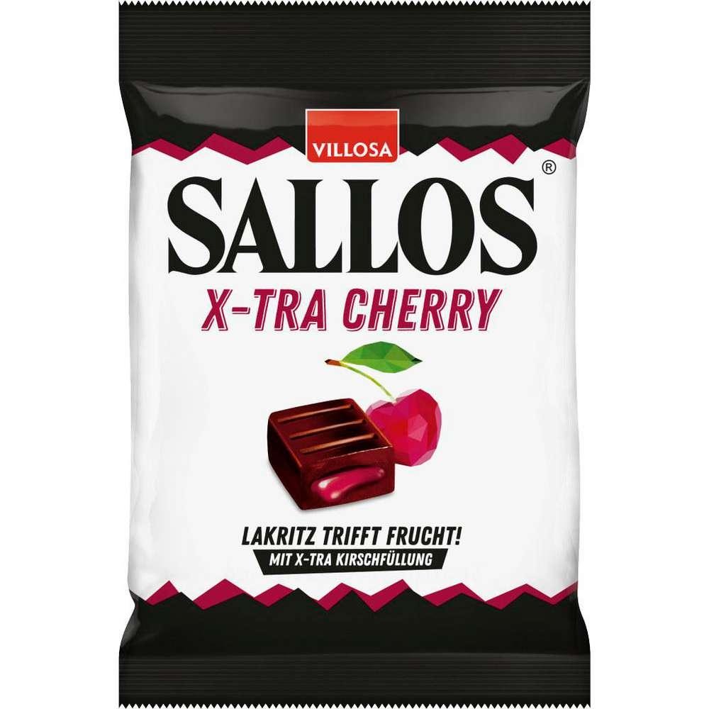 Sallos Liquorice candies with cherry filling X-tra Cherry