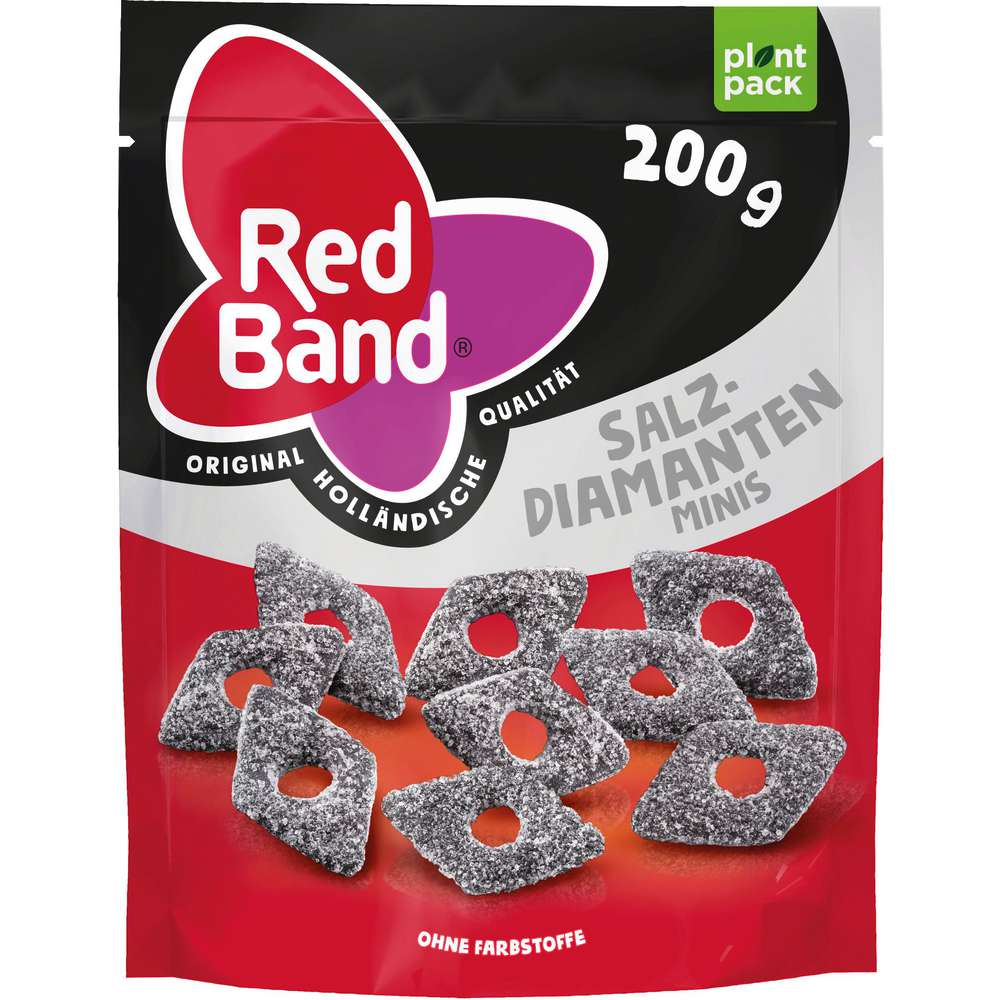 Red Band Liquorice salt diamonds