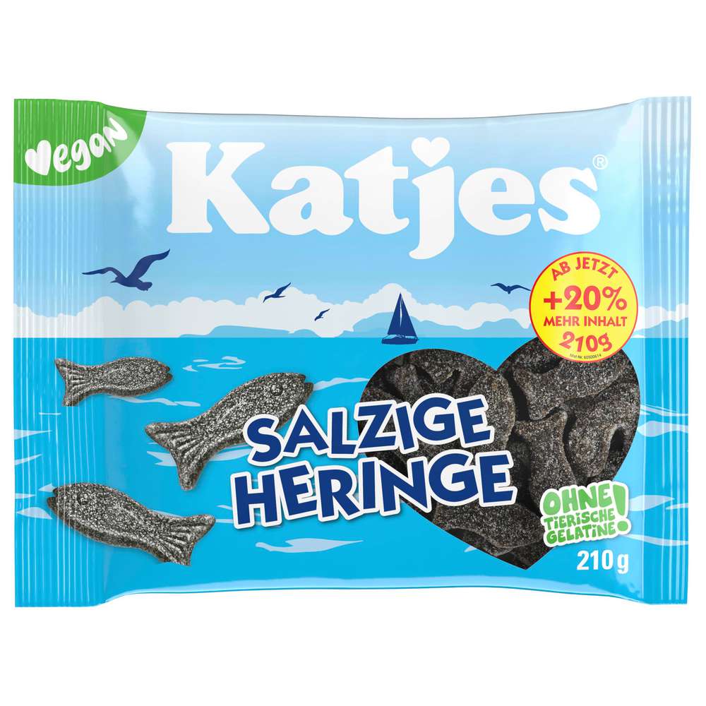 Licorice Salty Herrings, vegan