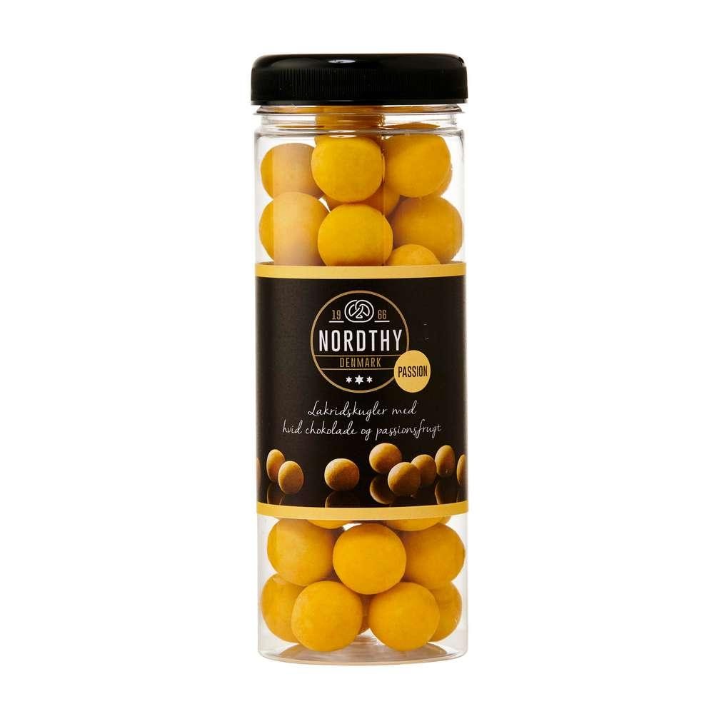 Nordthy Liquorice balls with passion chocolate