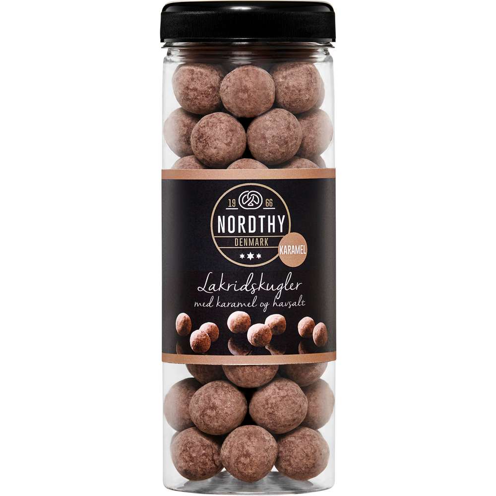 Nordthy Liquorice balls with chocolate