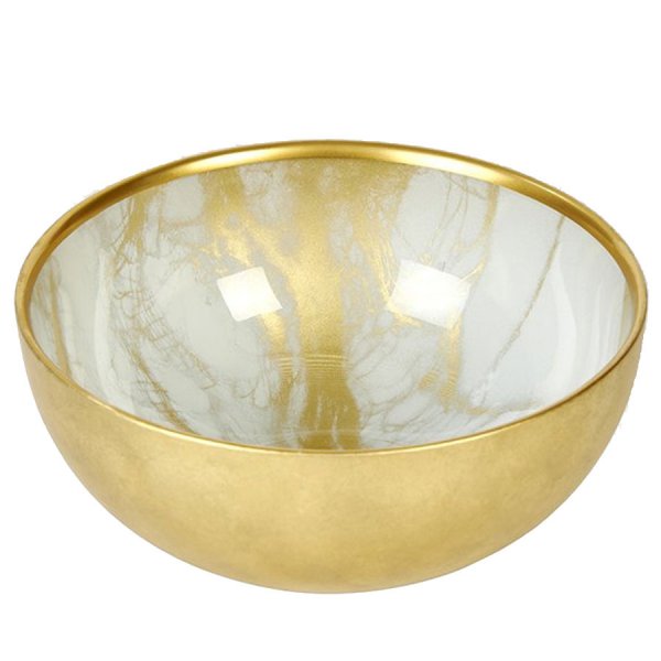 Lambert Bowl Agate Ivory Gold (15cm)
