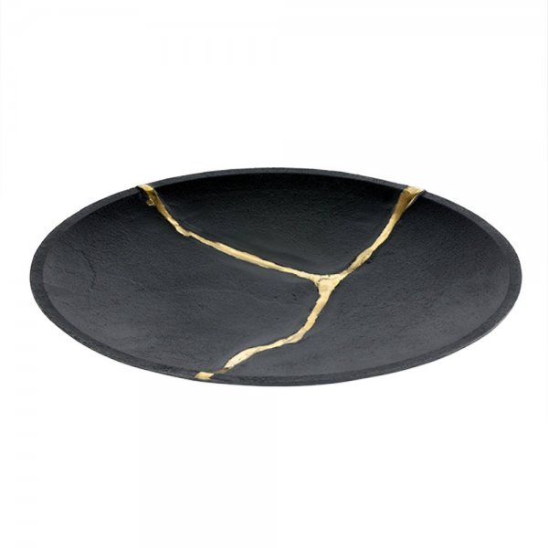 Lambert bowl Kuori aluminum anthracite/gold