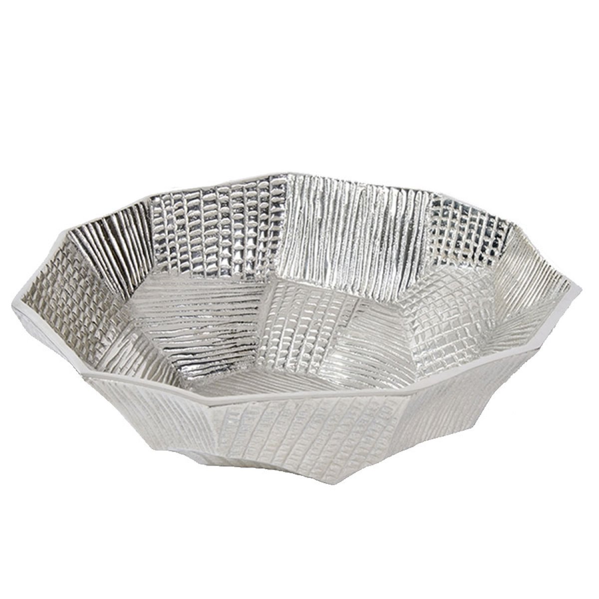 Lambert Naoki Bowl, Aluminum, Silver (34cm)