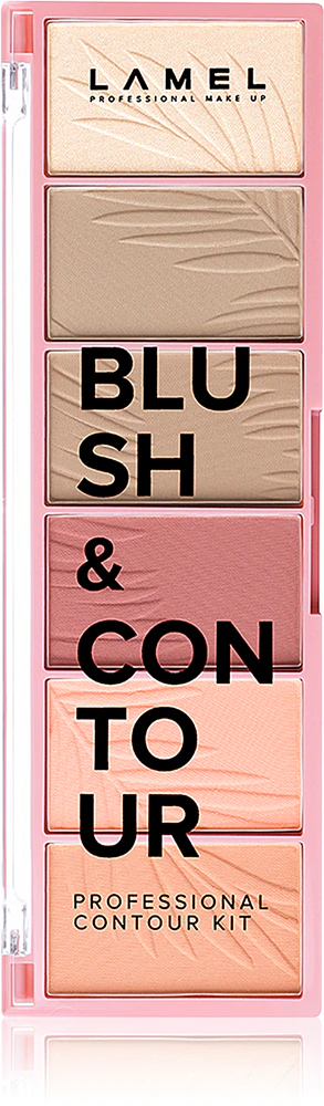 LAMEL Blush & Contour Palette with contour blushes