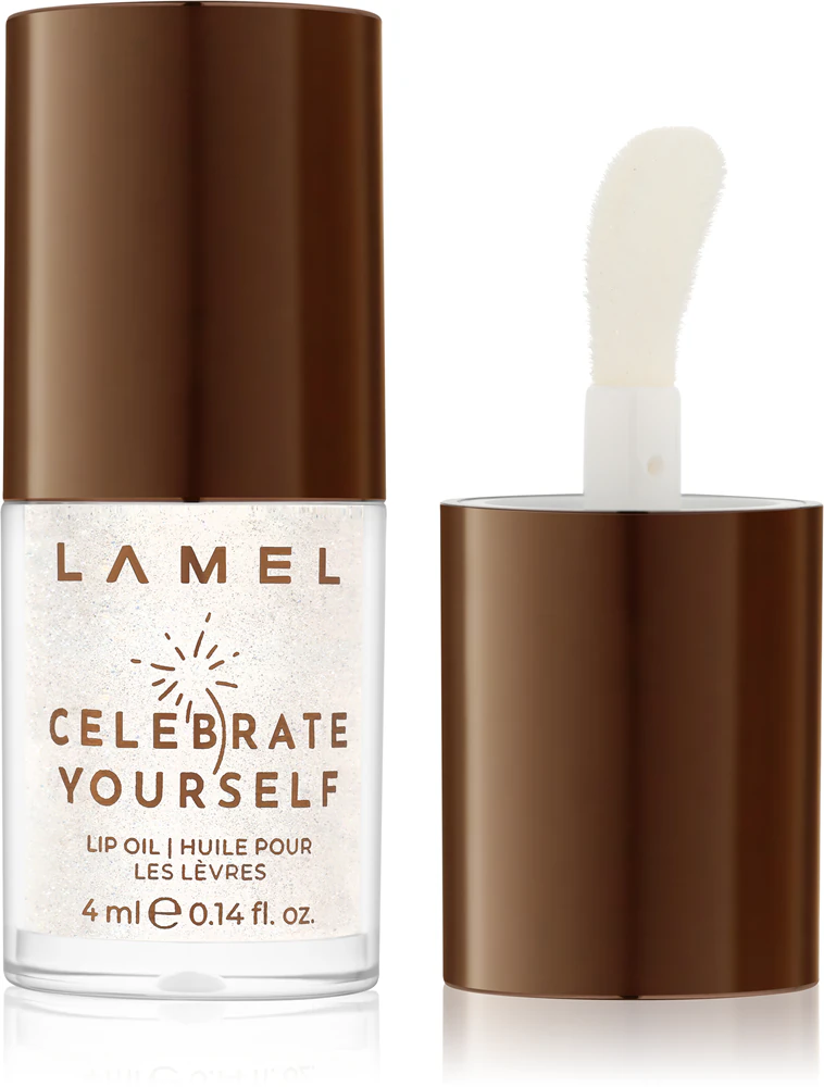 LAMEL Celebrate Yourself Lip Oil with Glitter Particles 4ml