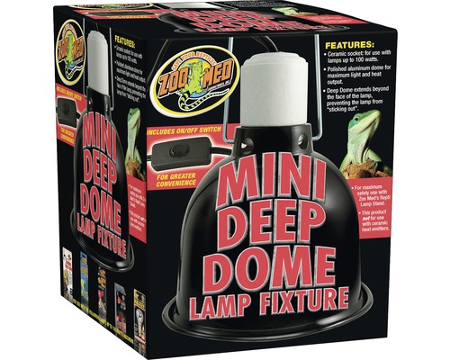 Lamp holder ZOO MED Mini Deep Dome max. 100 W