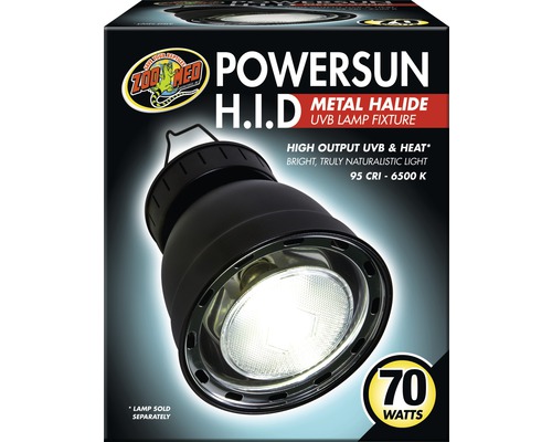 Lamp holder Zoo Med Powersun H.I.D UVB Lamp Fixture 70 W