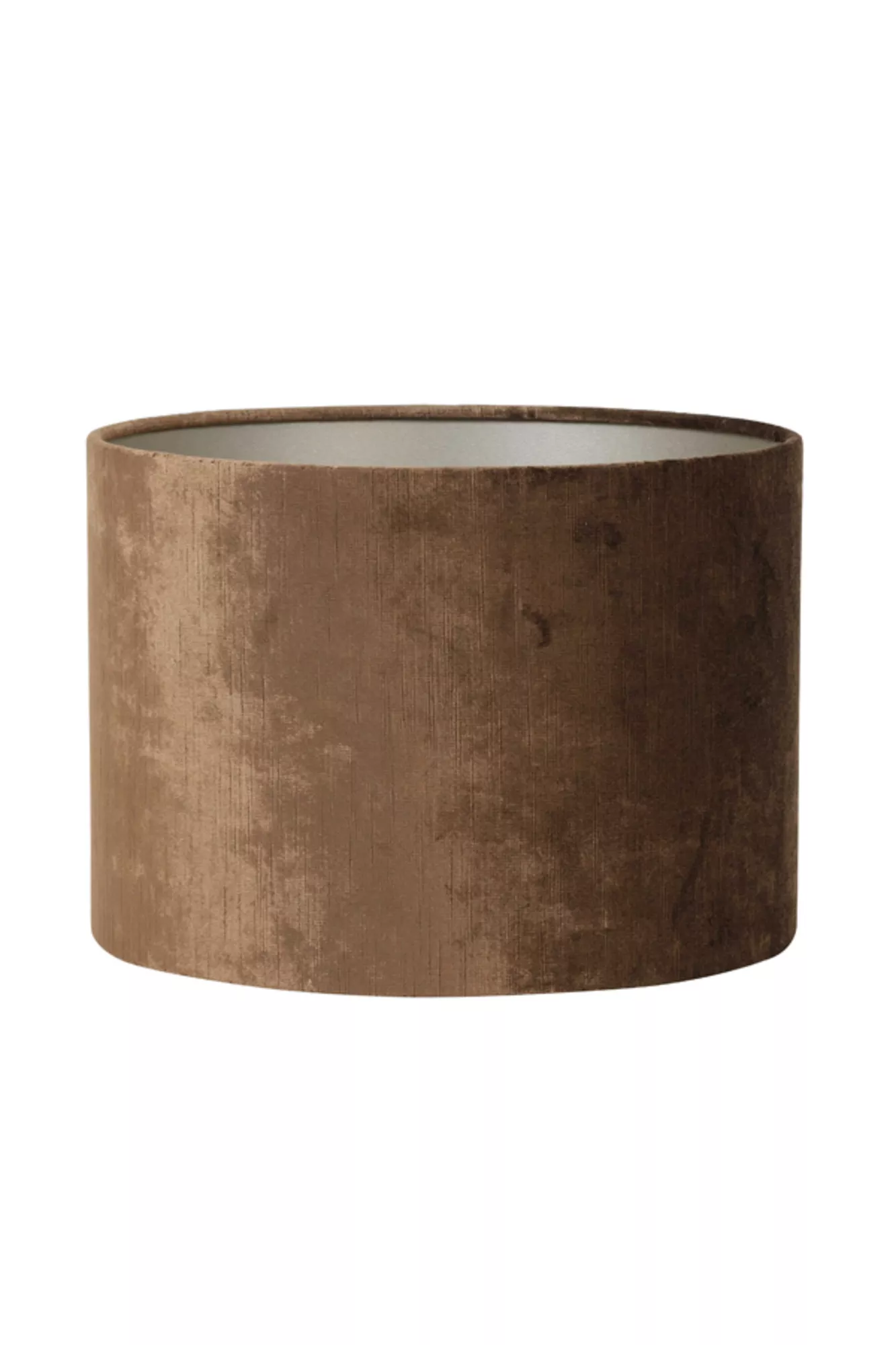 Light & Living Lampshade Gemstone Brown Ø25/18 cm, Dark brown