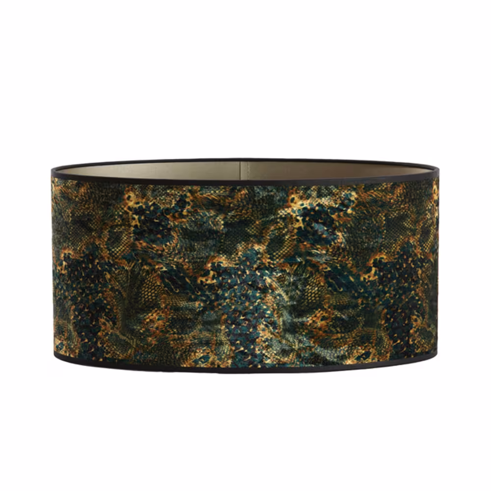 Lampshade KEYON 45x21x22 cm, oval, green