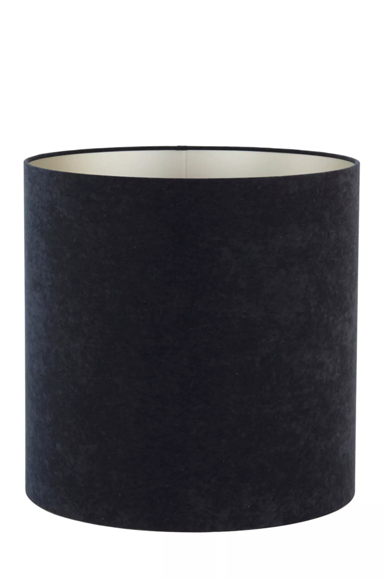 Light & Living Velvet lampshade, black, Ø45/45 cm