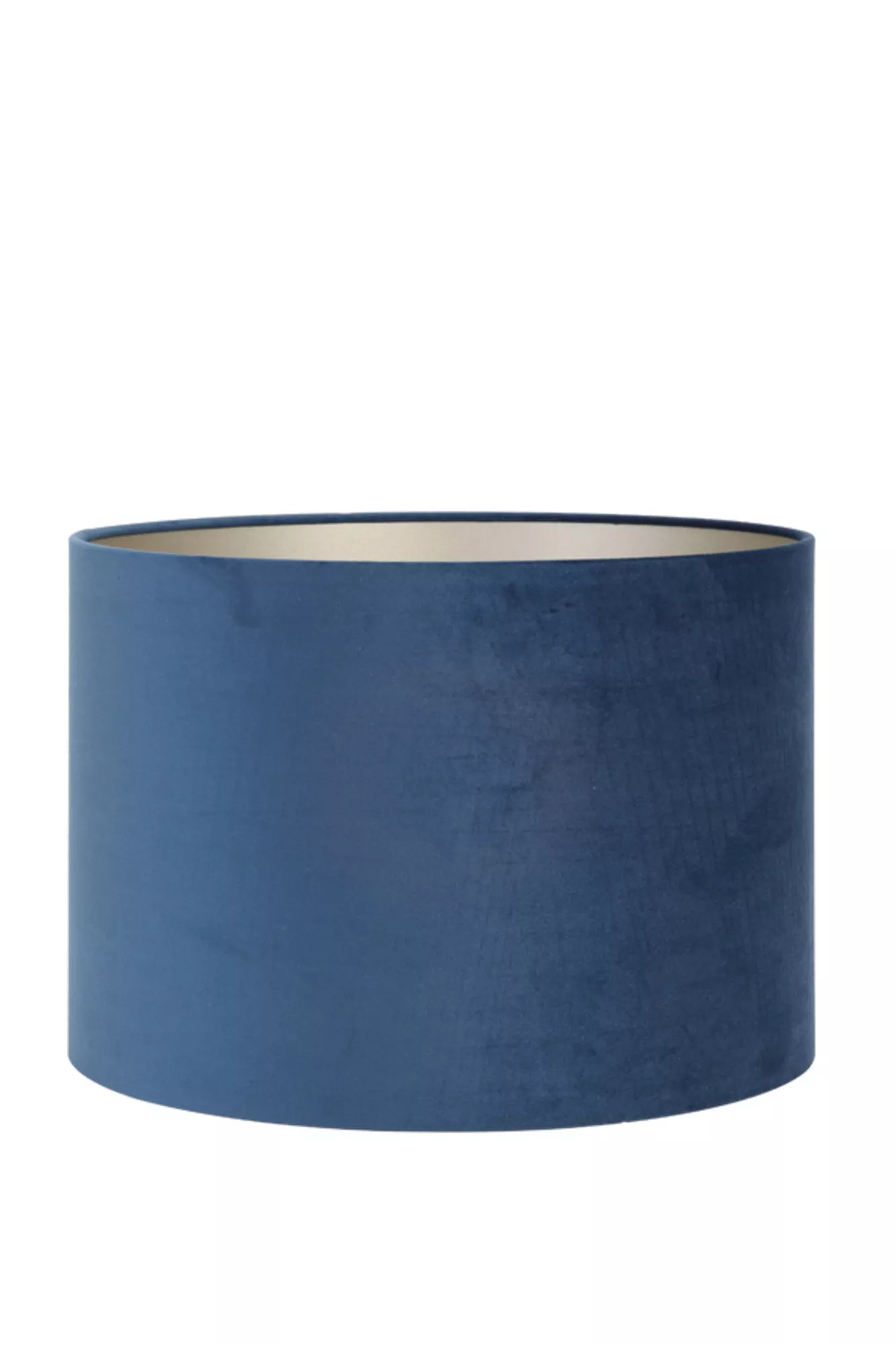Light & Living LAMPSHADE velor blue Ø40/30 cm
