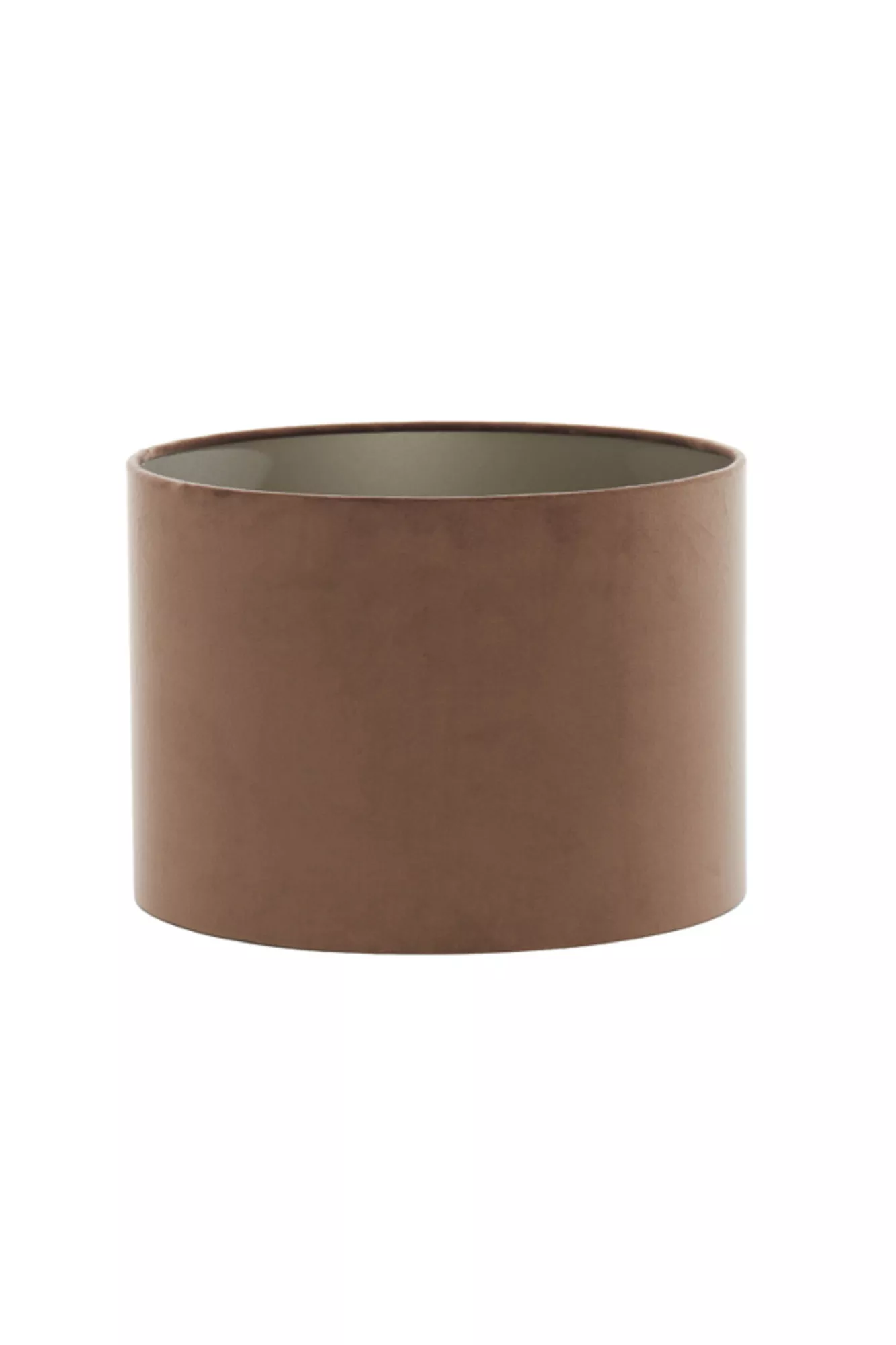 Lampshade Velour Brown Ø40/30 cm
