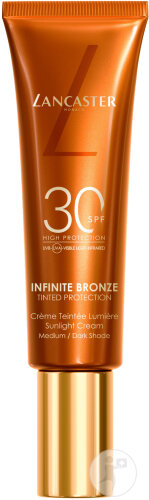 Lancaster Infinite Face Bronzer Tinted Cream SPF30 Medium Tube 50ml
