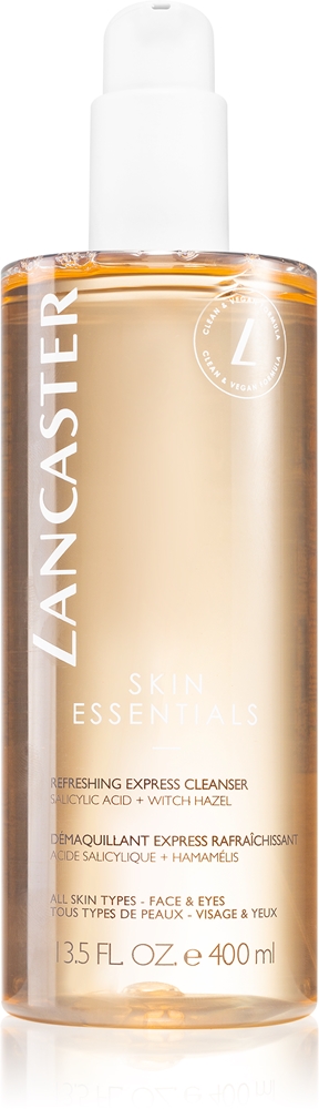 Lancaster Skin Essentials Refreshing Express Cleanser cleansing toner for face and eyes