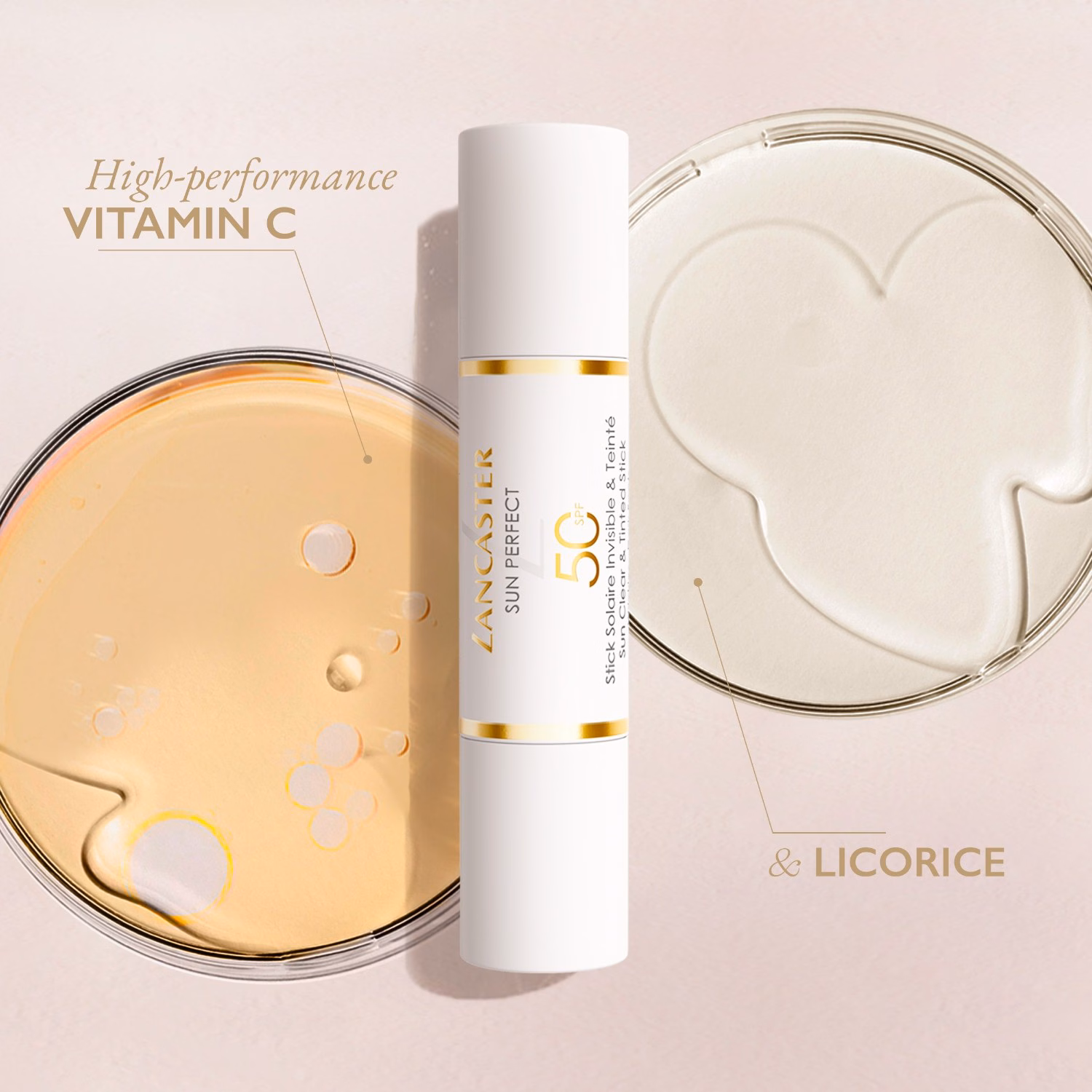 Lancaster Sun Make-up Sun Perfect Infinite Glow Youth Protection Sun Clear & Tinted Stick