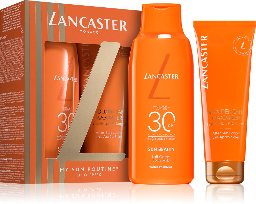 Lancaster Sun Beauty Gift Set for tanning SPF 30