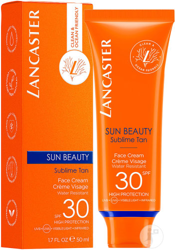 Lancaster Sun Beauty Face Cream SPF30 Tube 50ml