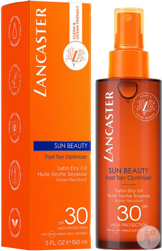 Lancaster Sun Beauty Nourishing Sun Oil For Fast Tanning SPF30 Spray 150ml