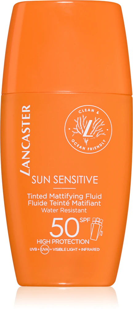 Lancaster Sun Sensitive Tinted Mattifying Fluid mattifying emulsion waterproof