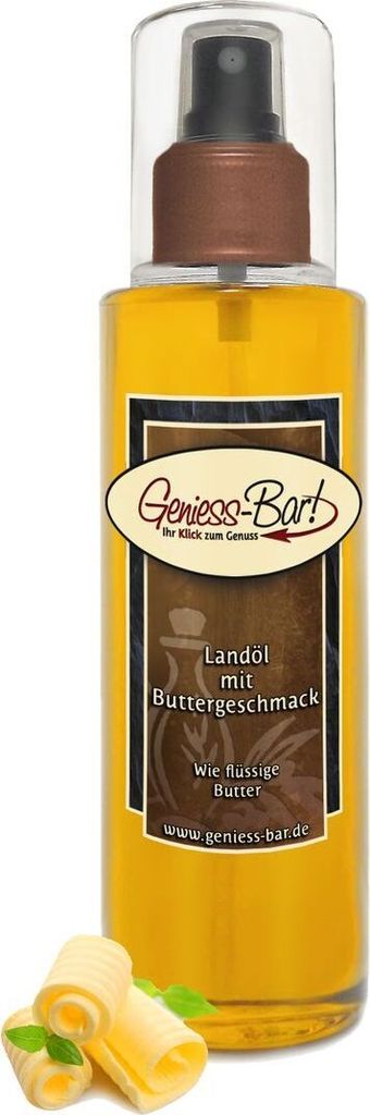Edible! Country oil with butter flavor spray bottle 0.26 L like melted butter but VEGAN