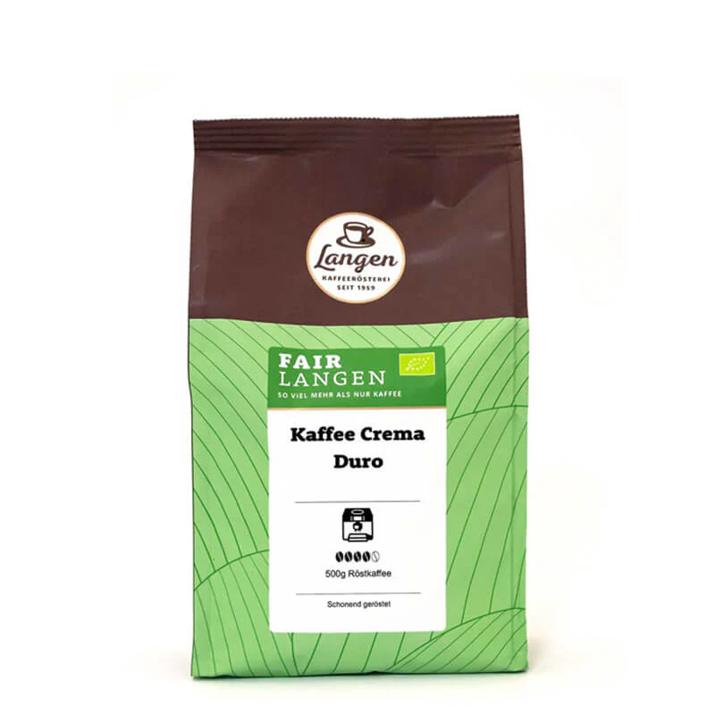 Langen Kaffee Fair Langen Bio Kaffee Crema Duro