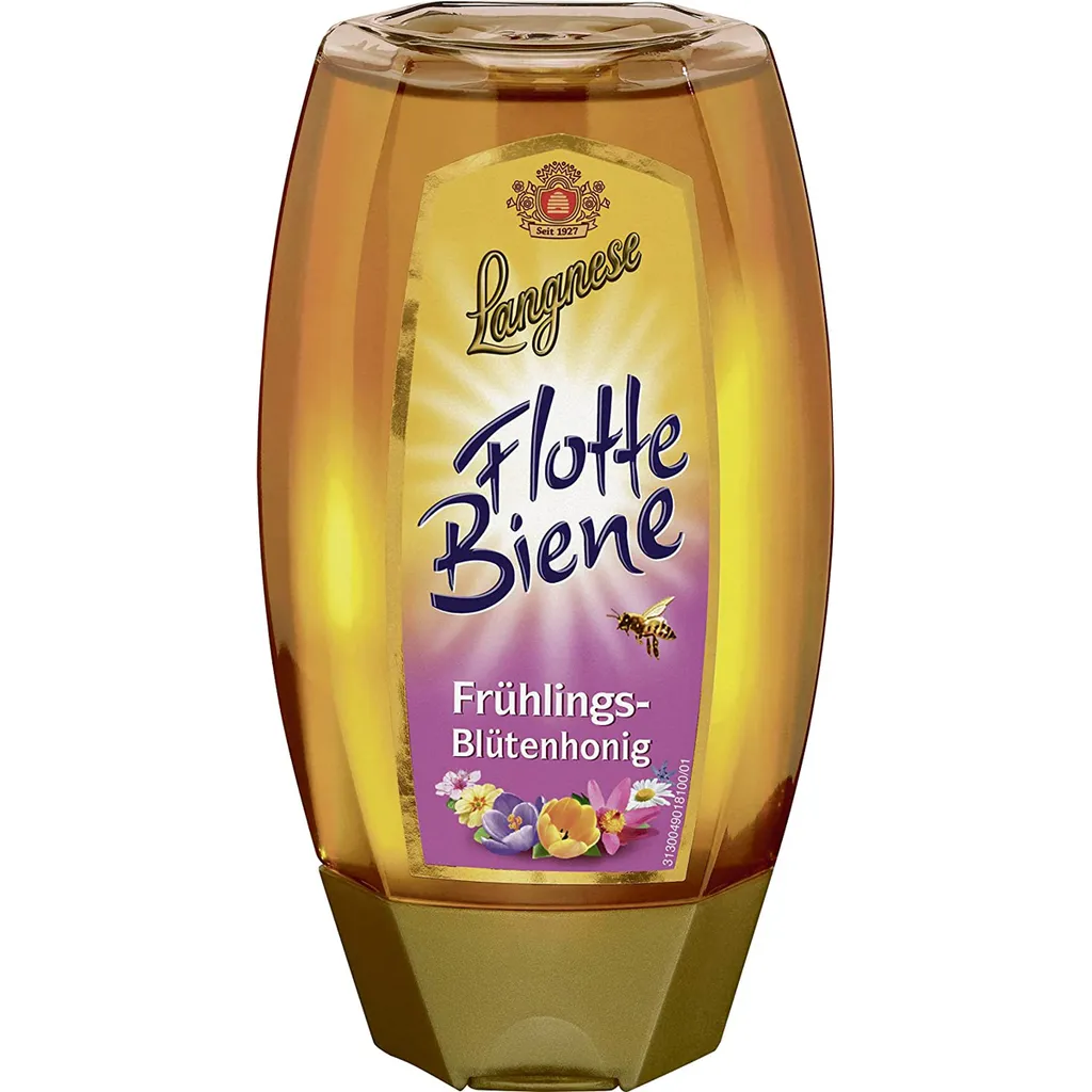 Langnese Flotte Biene Spring Blossom Honey, fruity and mild, 250g