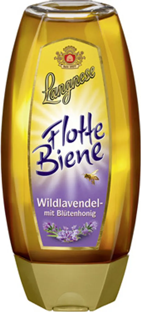 Langnese Flotte Biene Wild Lavender with Blossom Honey, sweet and mild, 500g