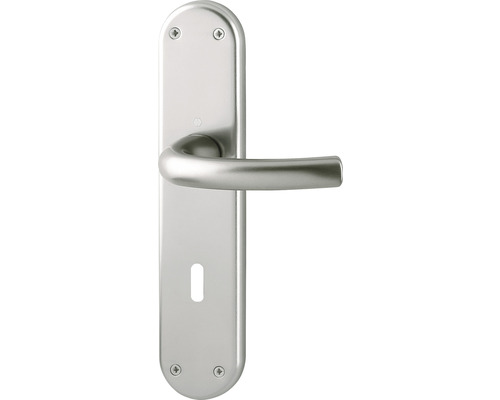 Long shield set OB Hoppe 11539015 Tokyo 1710/3334 anodized stainless steel color