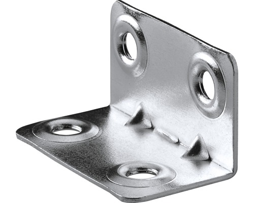 Hettich Longitudinal angle galvanized 20x20x37 mm, 30 pieces.