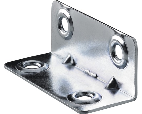 Hettich Longitudinal angle galvanized 20x20x50 mm, 30 pieces.