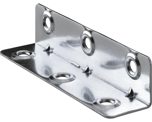 Hettich Longitudinal angle galvanized 20x20x85 mm 30 pieces