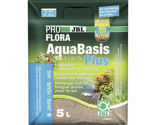Long-term nutrient medium mixture JBL Aquabasis Plus 5 l