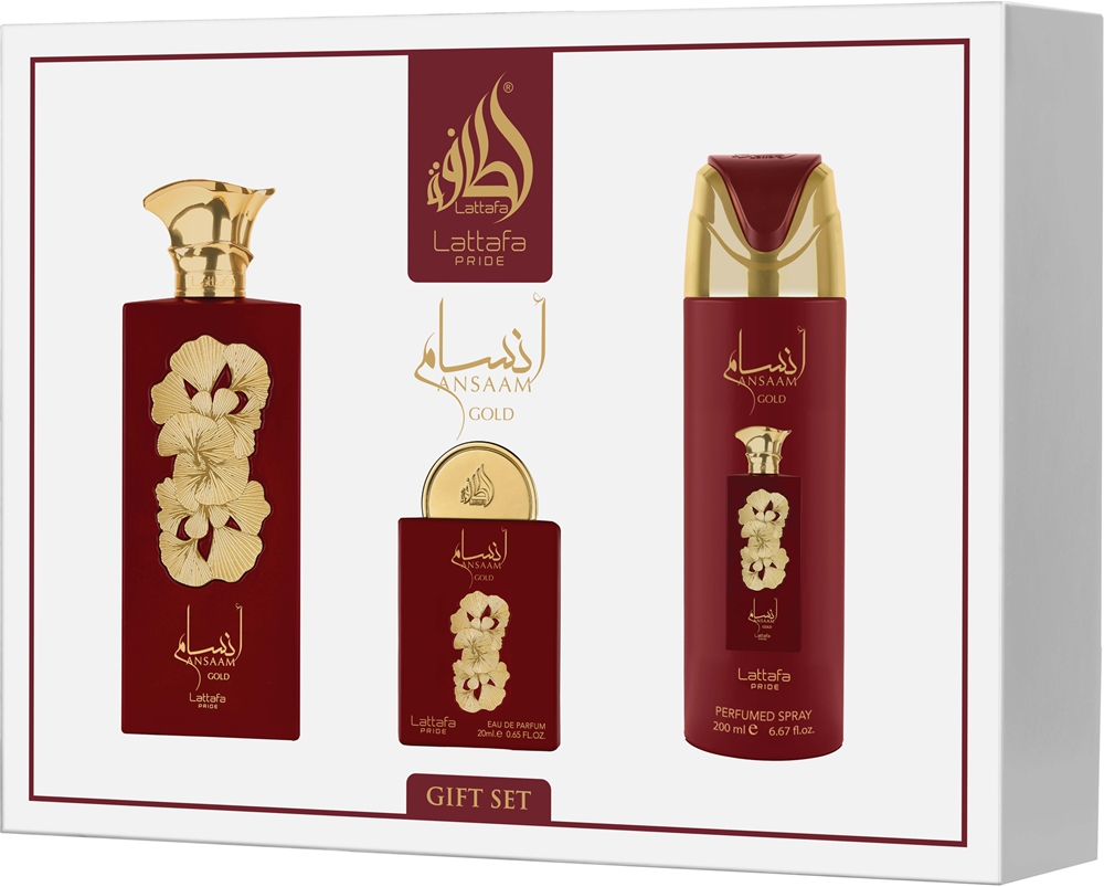 Lattafa Ansaam Gold Gift Set for Women