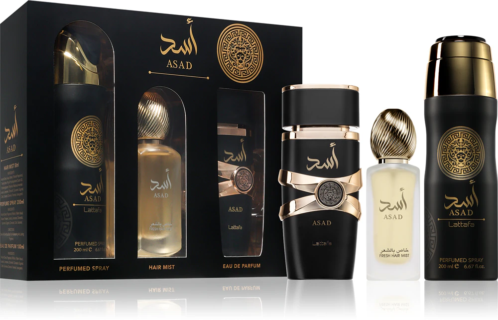 Lattafa Asad gift set for men