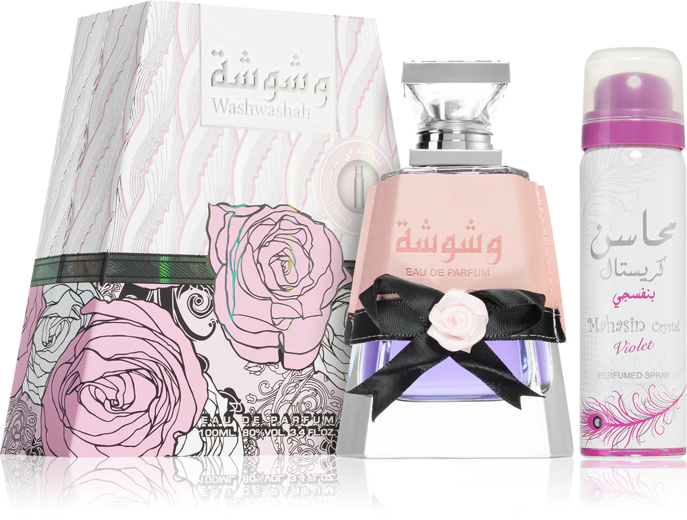 Lattafa Washwashah gift set for women