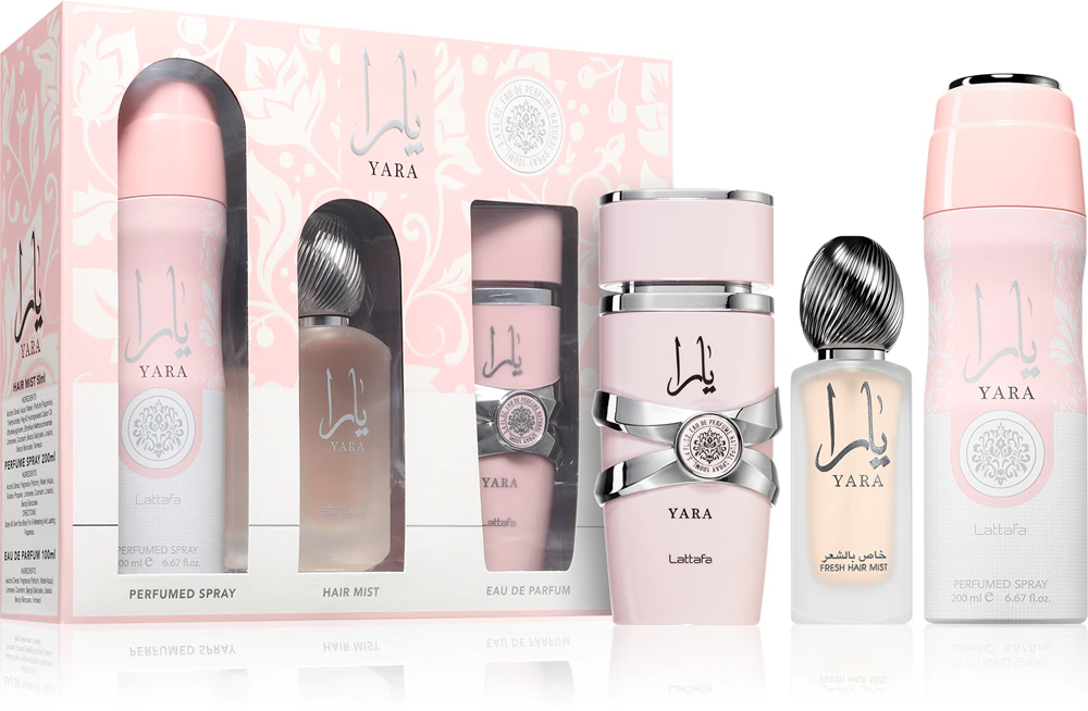 Lattafa Yara gift set for women