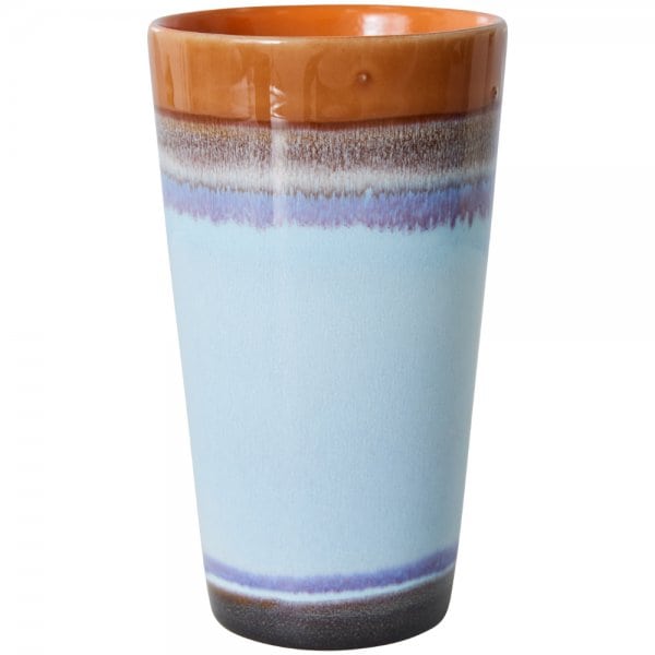 Latte Macchiato Mug 70s Ceramics Ash HKliving