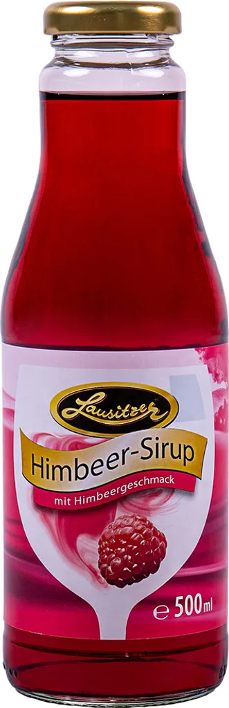 Lausitzer Früchteverarbeitung Lusatian Raspberry Syrup 500ml