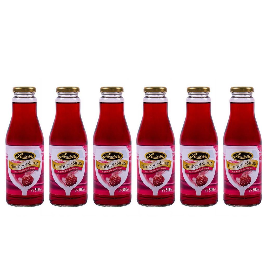 Lausitzer Früchteverarbeitung Lausitz Raspberry Syrup 6 x 500ml