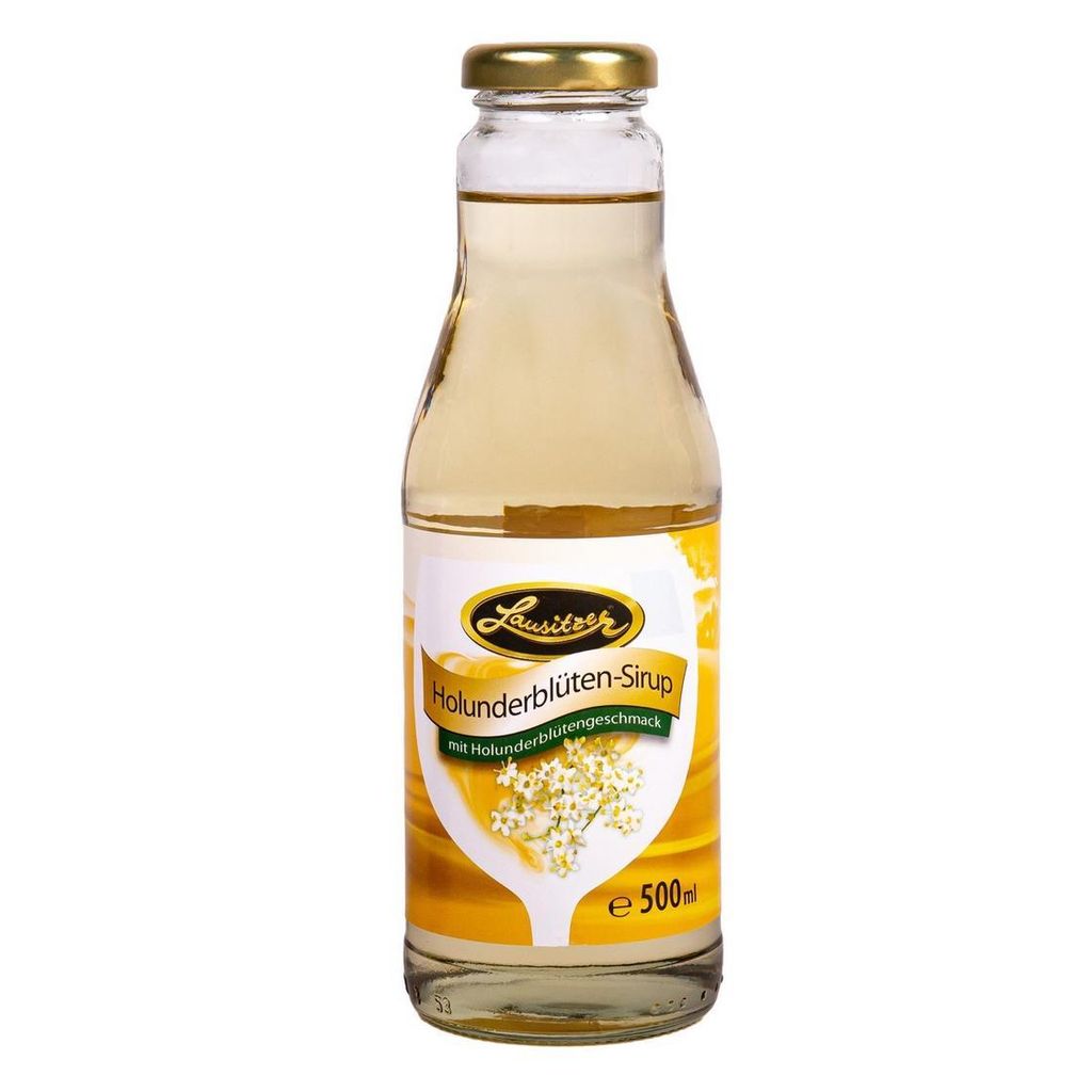 Lausitzer Früchteverarbeitung Lusatian Elderflower Syrup 12 x 500ml