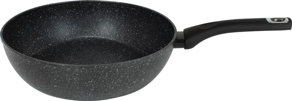 GMD COOKWARE Lava stone frying pan, 20 cm high, suitable for induction cooking