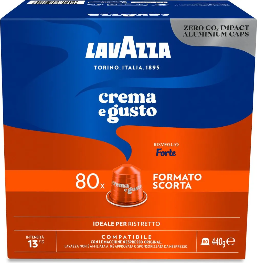 Lavazza 7021 Coffee Capsules & Coffee Pads Dark Roast 80 pieces 440g