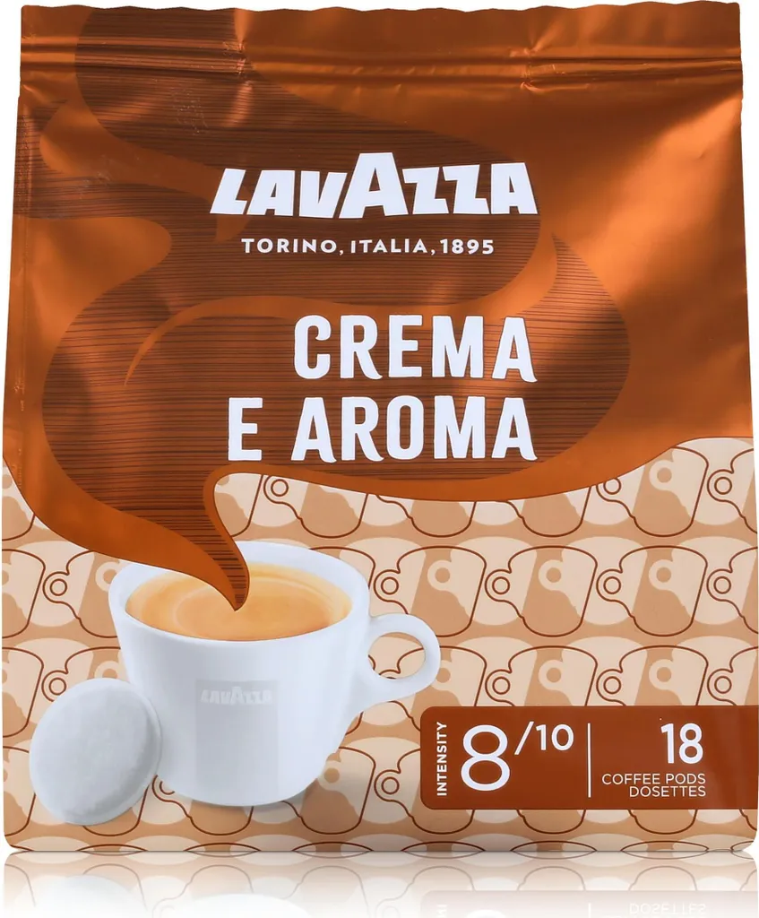 Lavazza Crema E Aroma 18 Coffee Pads 125g (1 Pack) 125g