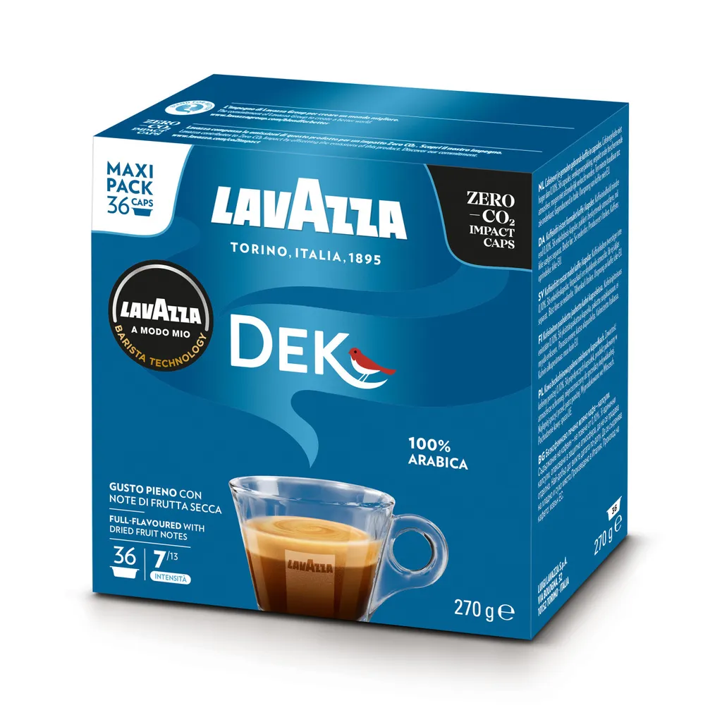 Lavazza Dec Cremoso Coffee Capsules Medium Roasted 36 pieces 350g