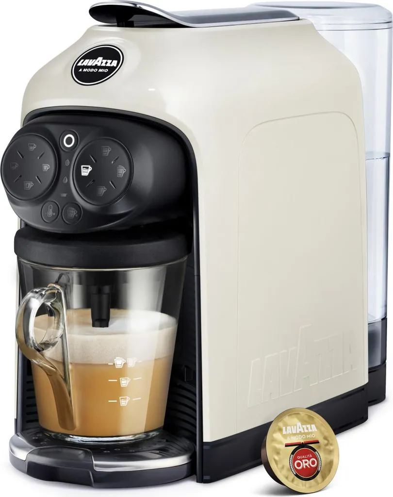 Lavazza Deséa fully automatic coffee machine capsules A Modo Mio 1.1 L White
